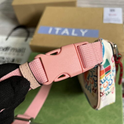 Replica Gucci 650299 The North Face x Gucci belt bag Pink 5