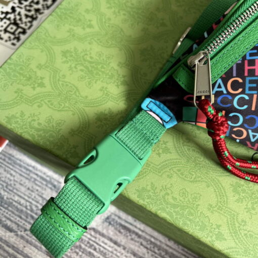 Replica Gucci 650299 The North Face x Gucci belt bag Green 7