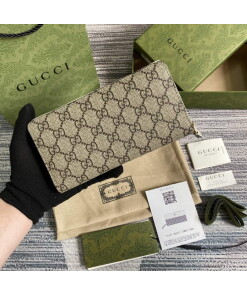 Replica Gucci 456117 GG Marmont Zip Around Wallet White