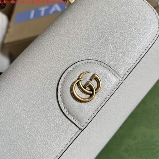 Replica Gucci 675795 Gucci Diana mini shoulder bag White 4