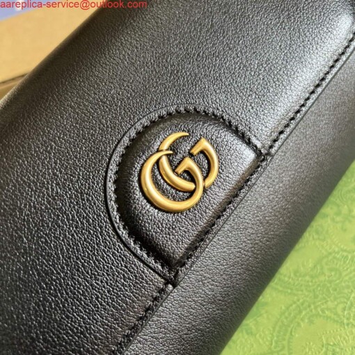 Replica Gucci 675795 Gucci Diana mini shoulder bag Black 4