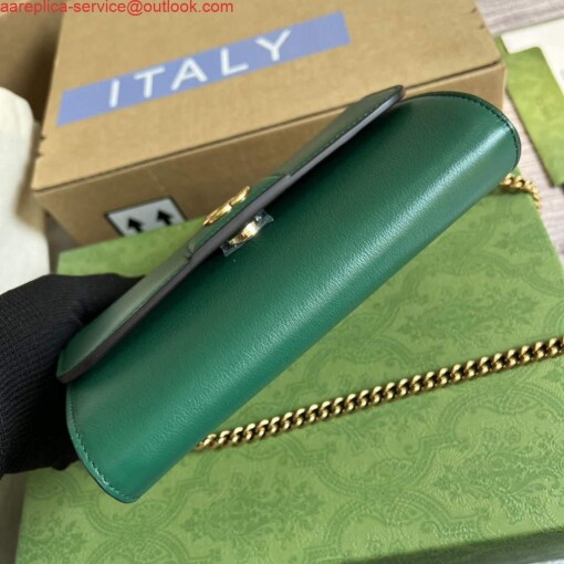 Replica Gucci 675795 Gucci Diana mini shoulder bag Green 6