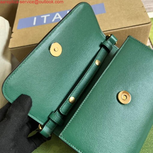 Replica Gucci 675795 Gucci Diana mini shoulder bag Green 7