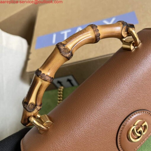 Replica Gucci 675795 Gucci Diana mini shoulder bag Brown 5