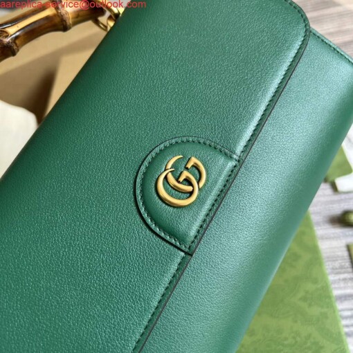 Replica Gucci 675794 Gucci Diana Small Shoulder Bag Green 5