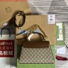 Replica Gucci 702049 Horsebit 1955 Medium Bag Beige White 9