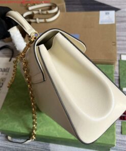 Replica Gucci 702049 Horsebit 1955 Medium Bag White 2