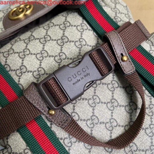 Replica Gucci 690999 Webbing GG Skateboard Backpack 5