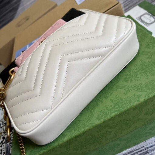 Replica Gucci 699758 Double G multi-use mini bag White 4