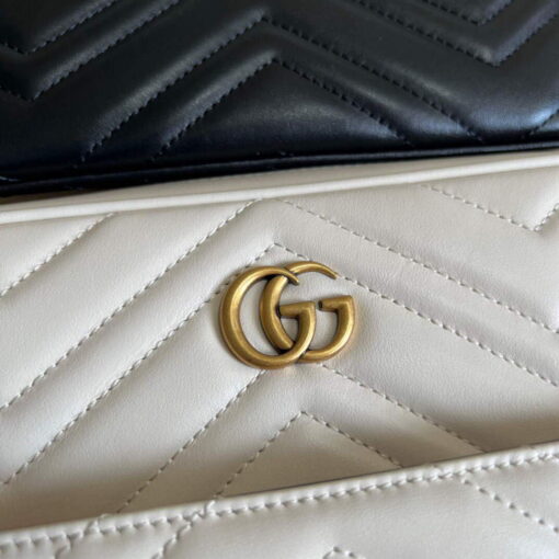 Replica Gucci 699758 Double G multi-use mini bag White 6