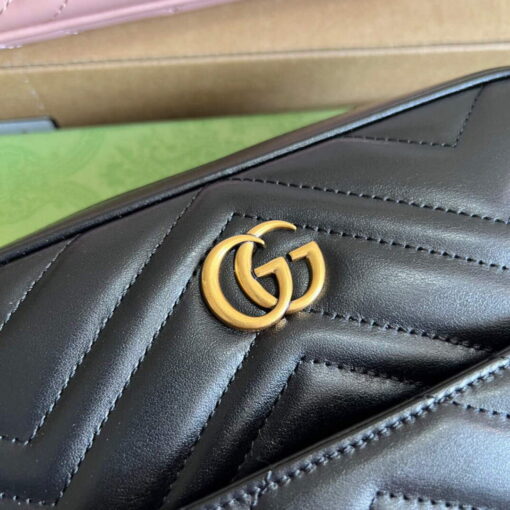 Replica Gucci 699758 Double G multi-use mini bag Black 5