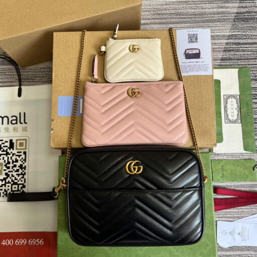 Replica Gucci 699758 Double G multi-use mini bag Black 6