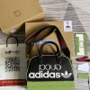 Replica Adidas x Gucci 702397 mini duffle bag Red 10