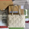 Replica Gucci 631685 GG matelassé leather medium tote Bag Light brown 10