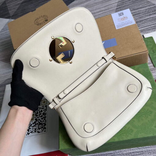 Replica Gucci 699268 Gucci Blondie shoulder leather bag White 6