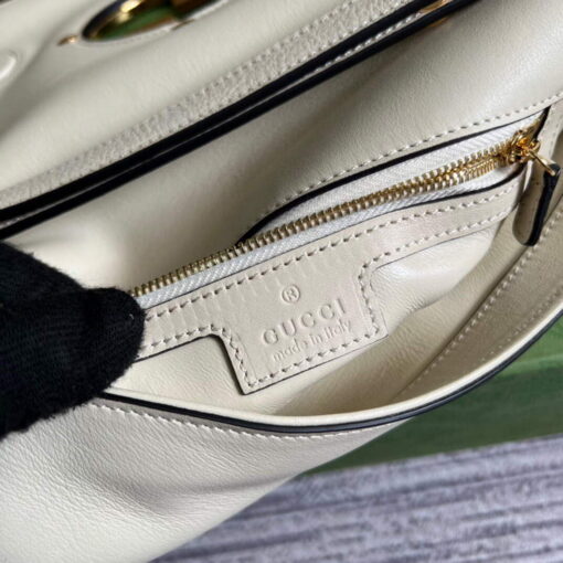 Replica Gucci 699268 Gucci Blondie shoulder leather bag White 8