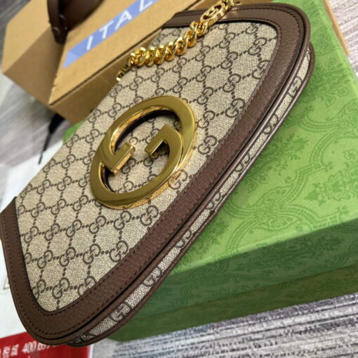 Replica Gucci 699268 Gucci Blondie shoulder bag GG Supreme canvas Brown 5