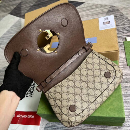 Replica Gucci 699268 Gucci Blondie shoulder bag GG Supreme canvas Brown 6