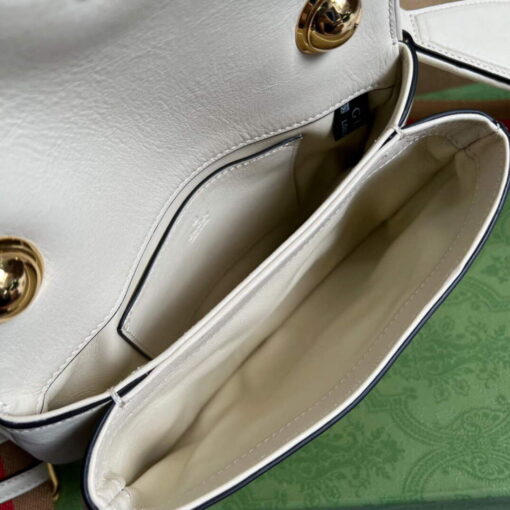 Replica Gucci 698643 Gucci Blondie mini leather bag White 7