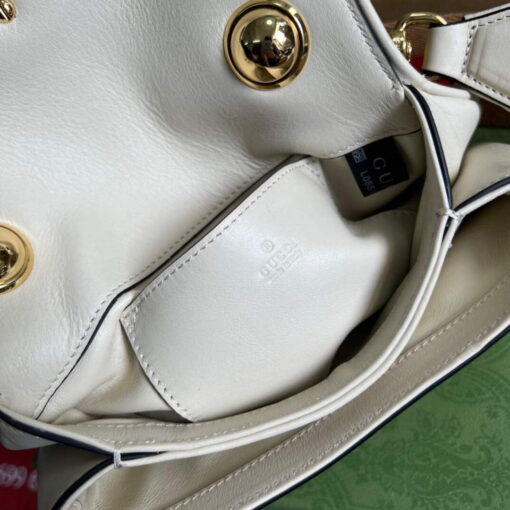 Replica Gucci 698643 Gucci Blondie mini leather bag White 8