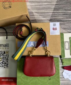 Replica Gucci 698643 Gucci Blondie mini leather bag Red