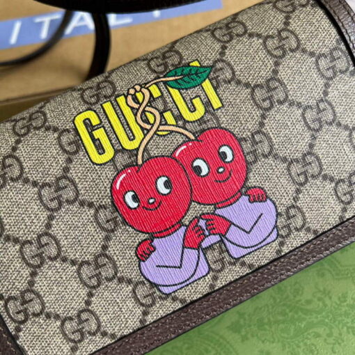 Replica Gucci 700733 Gucci cherry print mini bag 4