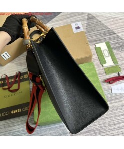 Replica Gucci 678842 Diana medium tote bag Black 2