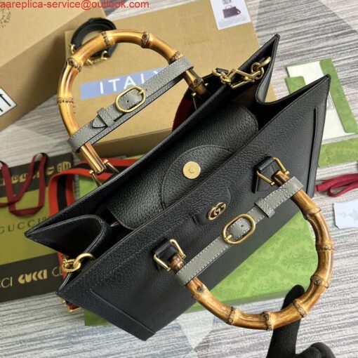 Replica Gucci 678842 Diana medium tote bag Black 6