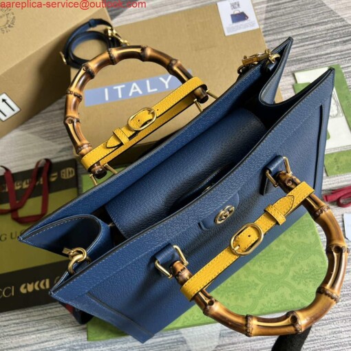 Replica Gucci 678842 Diana medium tote bag Blue 6