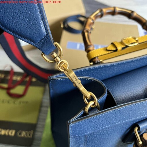 Replica Gucci 678842 Diana medium tote bag Blue 7