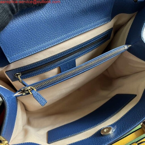 Replica Gucci 678842 Diana medium tote bag Blue 8