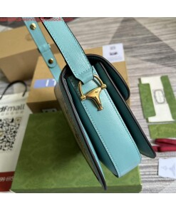 Replica Gucci Horsebit 1955 shoulder bag 602204 Blue 2