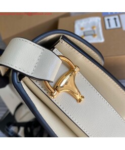 Replica Gucci Horsebit 1955 shoulder bag 602204 Beige leather 2