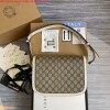 Replica Gucci Horsebit 1955 shoulder bag 602204 Beige with brown leather 10