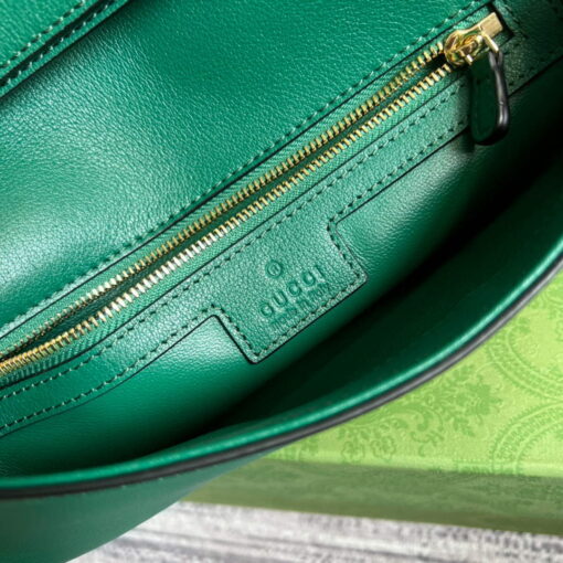 Replica Gucci 699268 Blondie shoulder bag green leather 7