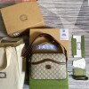 Replica Gucci 675891 Messenger bag with jumbo GG Brown 9