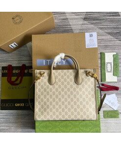 Replica Gucci 659983 GG Small Tote Bag Beige