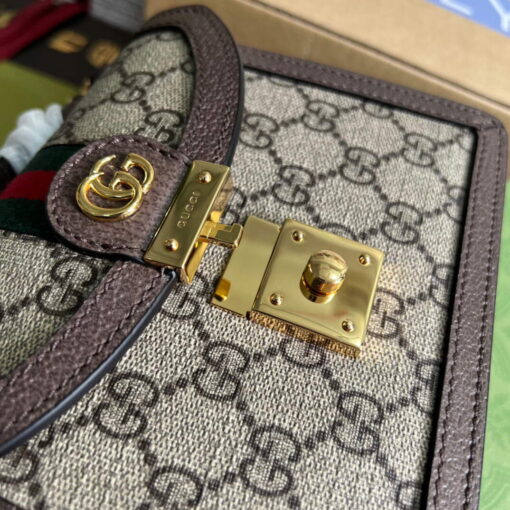 Replica Gucci 696180 Ophidia GG Mini Shoulder Bag Brown 5