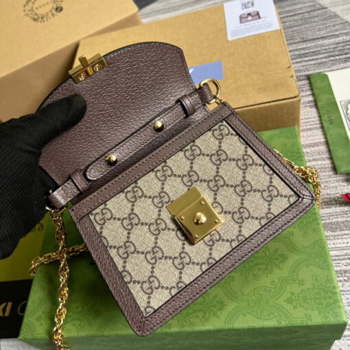 Replica Gucci 696180 Ophidia GG Mini Shoulder Bag Brown 7