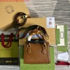 Replica Gucci 702732 Gucci Diana Mini Tote Bag White leather 10