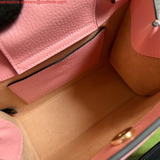 Replica Gucci 702732 Gucci Diana Mini Tote Bag Pink leather 8