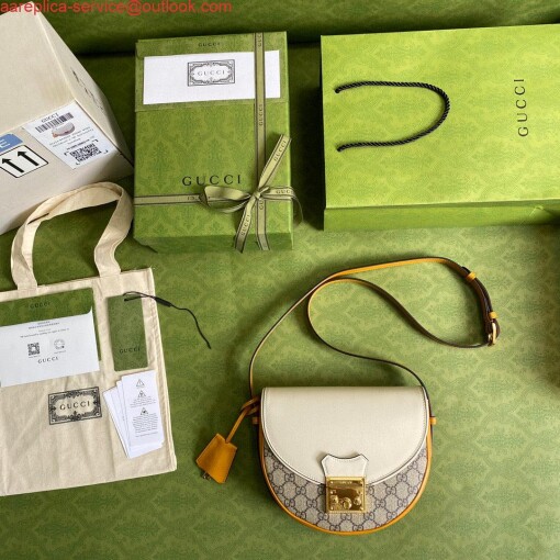 Replica Gucci 644524 Padlock small shoulder bag Beige 8