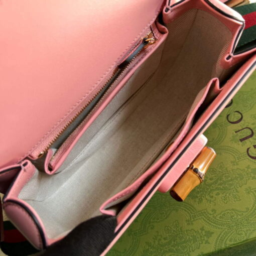 Replica Gucci 675797 Bamboo1947 small top handle bag Pink 8