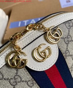 Replica Gucci 499621 Ophidia Small GG Shoulder Bag Beige White 2