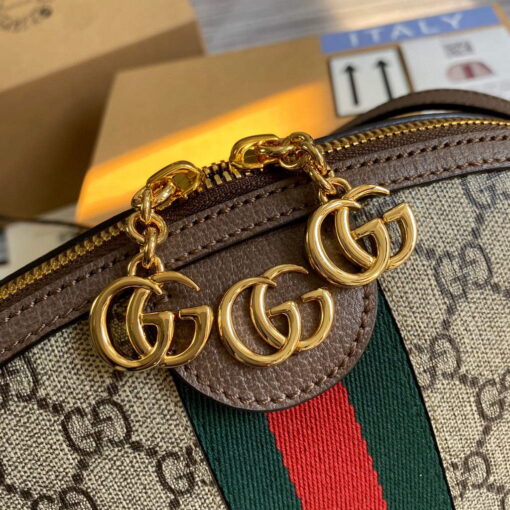 Replica Gucci 499621 Ophidia Small GG Shoulder Bag Beige Brown 3