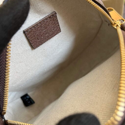 Replica Gucci 574978 Round shoulder bag with Double G Beige Brown 8