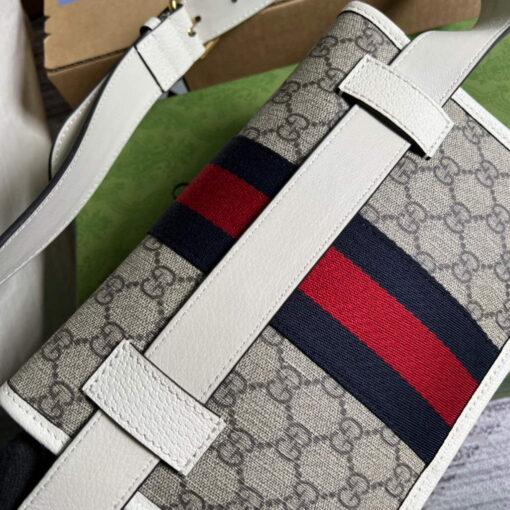 Replica Gucci ‎674081 Ophidia belt bag White 6