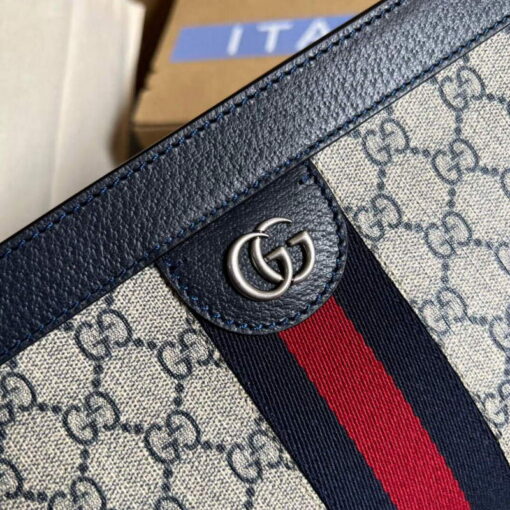 Replica Gucci 503877 Ophidia GG Small Shoulder Bag Beige Blue 5