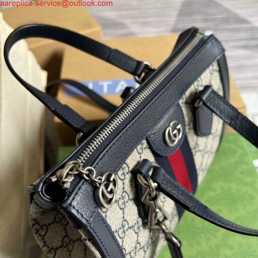 Replica Gucci 547551 Ophidia Small GG Tote Bag Beige Blue 7