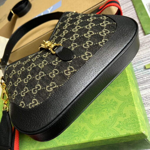 Replica Gucci 678843 Jackie 1961 Small GG Shoulder Bag Black 6